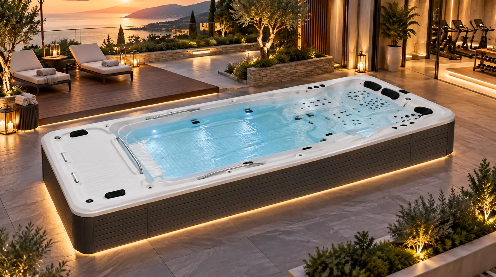 Плавательный бассейн Lovia Spa L701 для отеля, фитнес-клуба и санатория