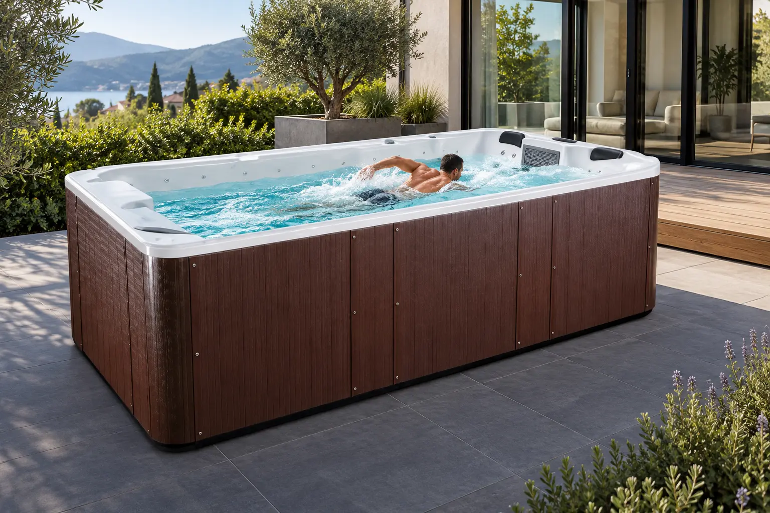 Плавательный бассейн Joy Spa JY 8603 с противотоком для тренировок